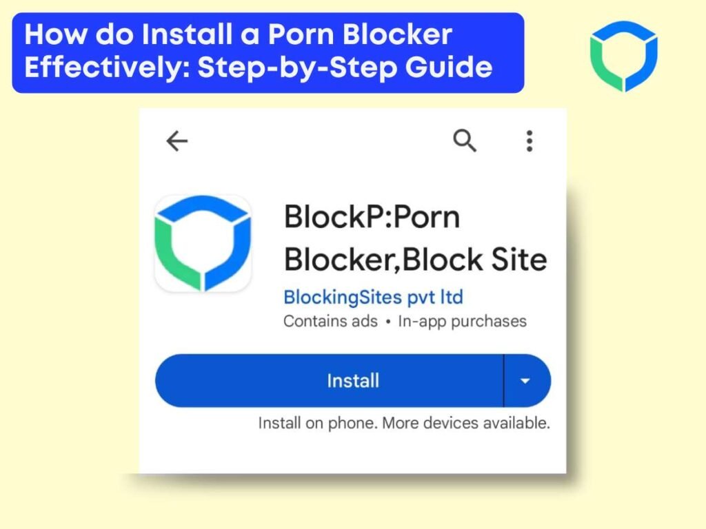 How do Install a Porn Blocker Effectively