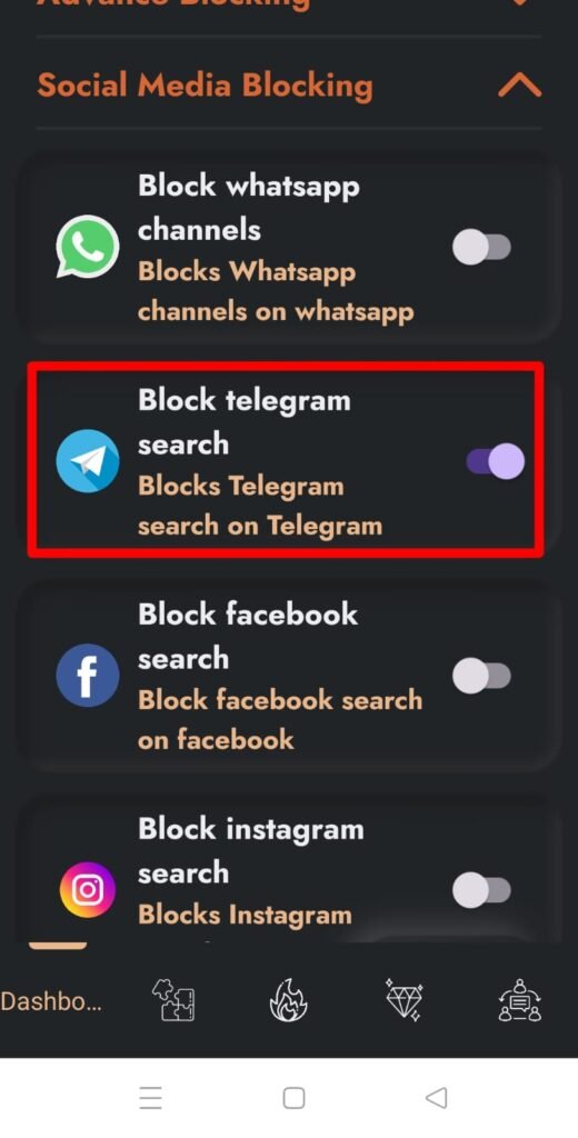 block telegram